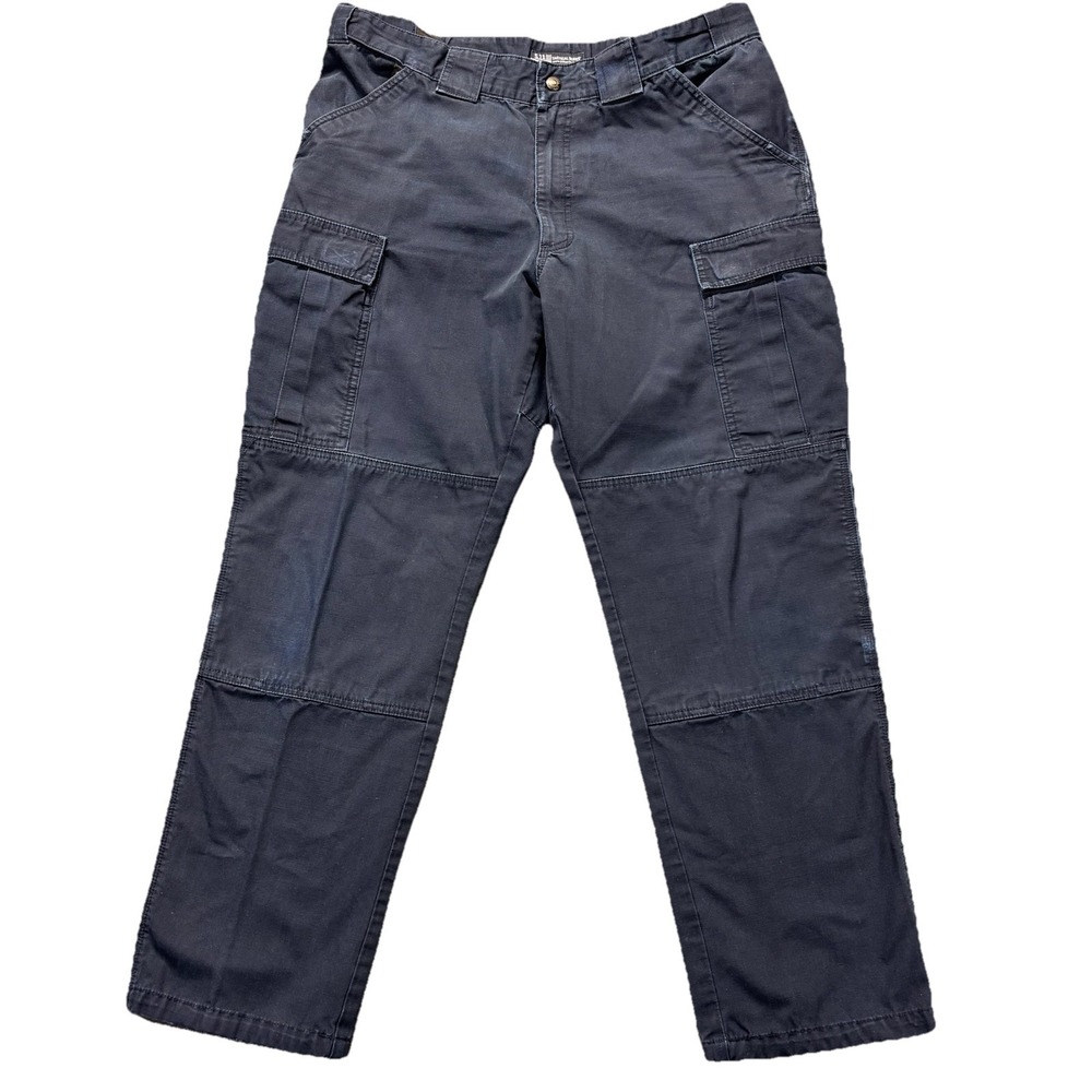 5.11 Tactical Series Cargo Pants Mens Large Blue Double Knee Ripstop TDU 74003